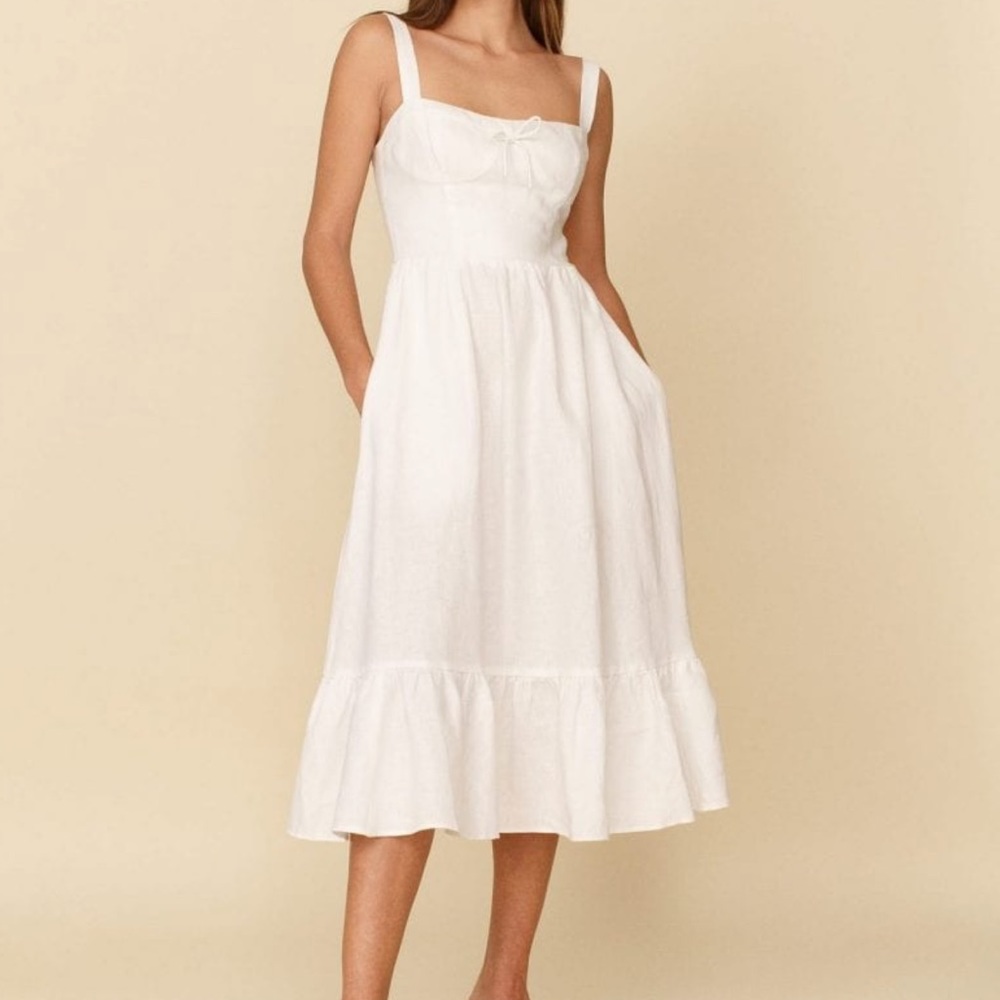 REFORMATION Maegan Linen Dress